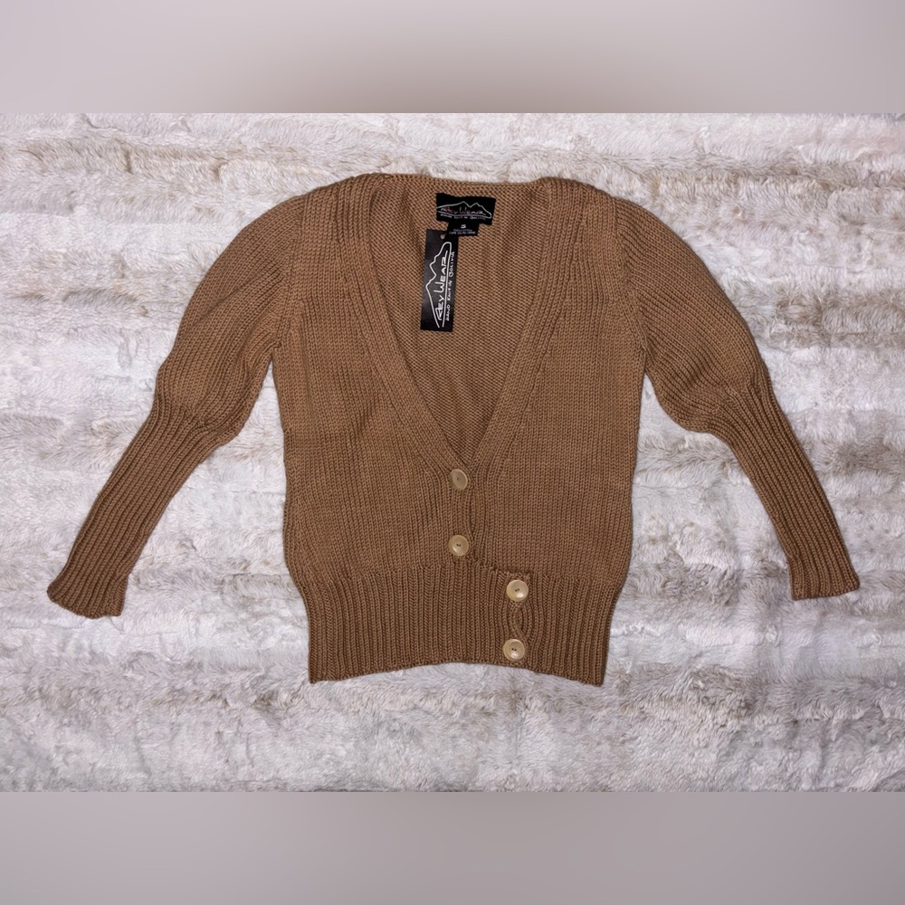 Rey Wear Button-Up Knit Cardigan Sweater NWT